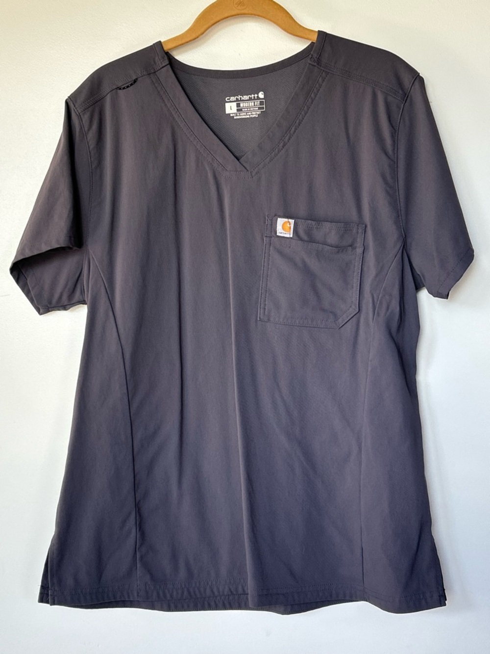 Carhartt Modern Fit Women's 1-Pocket Knit Panel Scrub Top